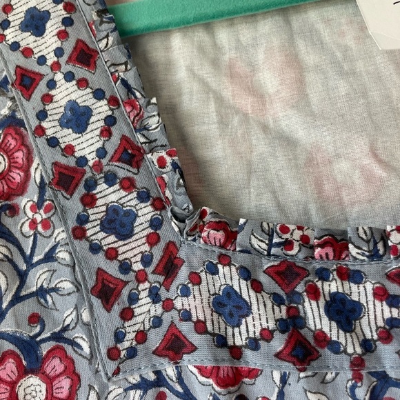 NWT Cynthia Cazort Collins Lotus Cotton Scandi Girl Midi Maxi Dress - Picture 8 of 9